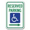 Signmission Reserved Parking w/Handicapped Symbol w/ Right Arrow 12inx18in Hvy Ga. Alum, A-1218 Handicap A-1218 Handicap - Res Pk Hand Sy R - alternate 1